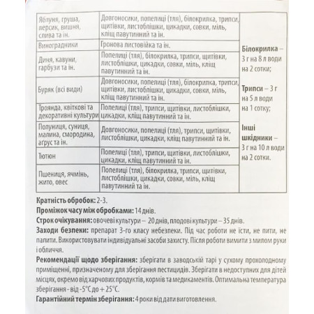 Инсектицид Теппеки 3 г