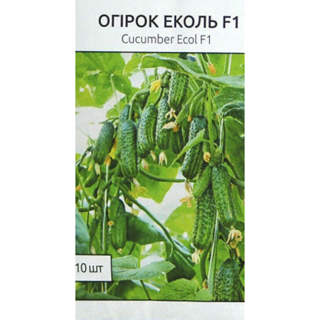 Семена Огурец Еколь F1 10 с (Голландия) зип-пакет