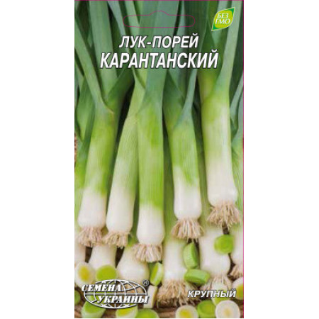 Семена Лук Порей Карантанский 1 г Семена Украины