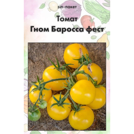 Семена Томат Гном Баросса фест 15 шт (от коллекционера)